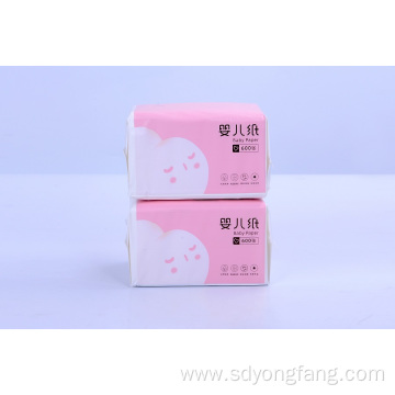 Baby Tissue Facial Sanitary Paper with Pink Package